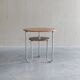 Bauhaus two-tier side table
