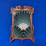 Cadre en cuivre Art Nouveau