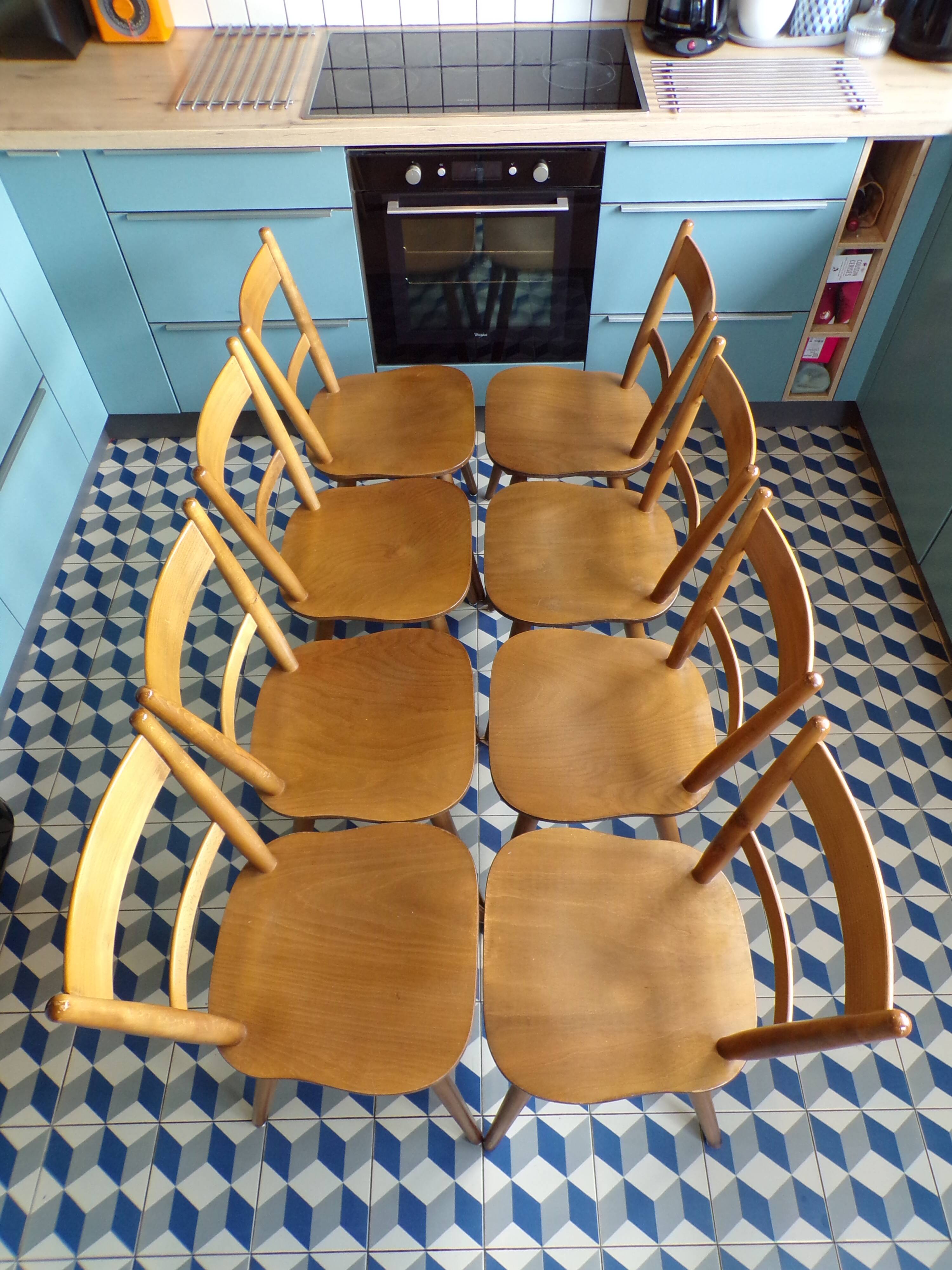 Set of 8 bistro chairs Tubingen Germany