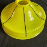 Hanging lamp, Murano yellow, lemon, 1960