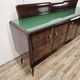 Mahogany sideboard with a glass top, 1960