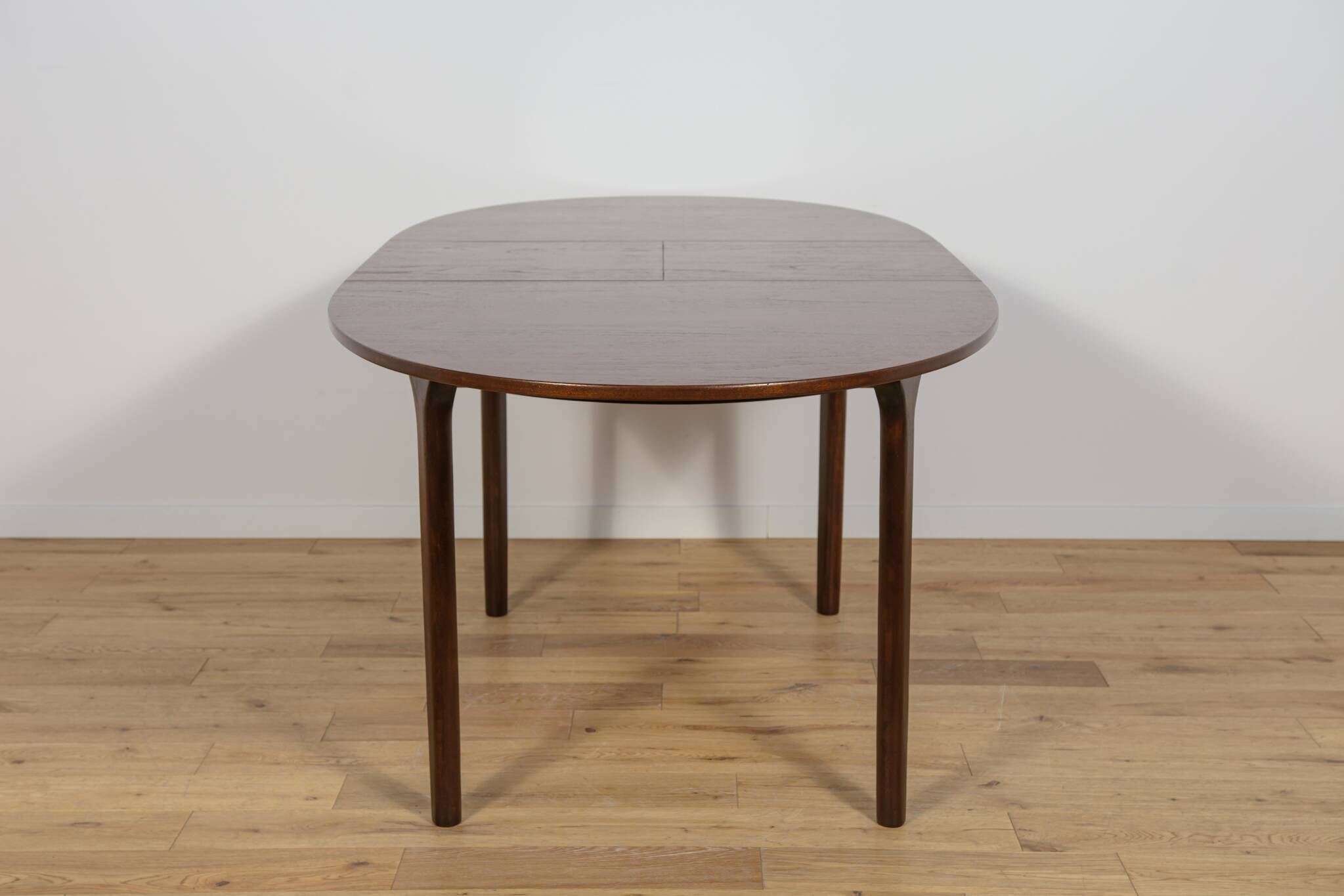 Mid-Century Oval Extendable Teak Dining Table from McIntosh, 1960s
