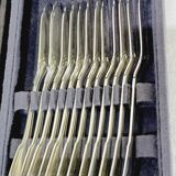 Christofle – 12-piece solid silver fish cutlery set, Vendôme model