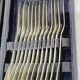 Christofle – 12-piece solid silver fish cutlery set, Vendôme model