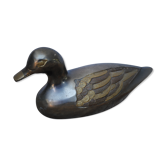 Brass metal duck