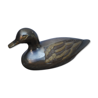 Brass metal duck