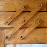 Old large wooden worker - Torck sewing box