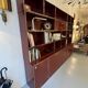 Modular vintage shelf attributed to Willy Rizzo Mario Sabot Italy 1970s