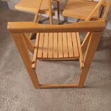 Chaises en bois pliantes design