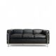 LC2 Le Corbusier 3-seater sofa published by Cassina