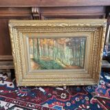 Oil on canvas "the undergrowth"