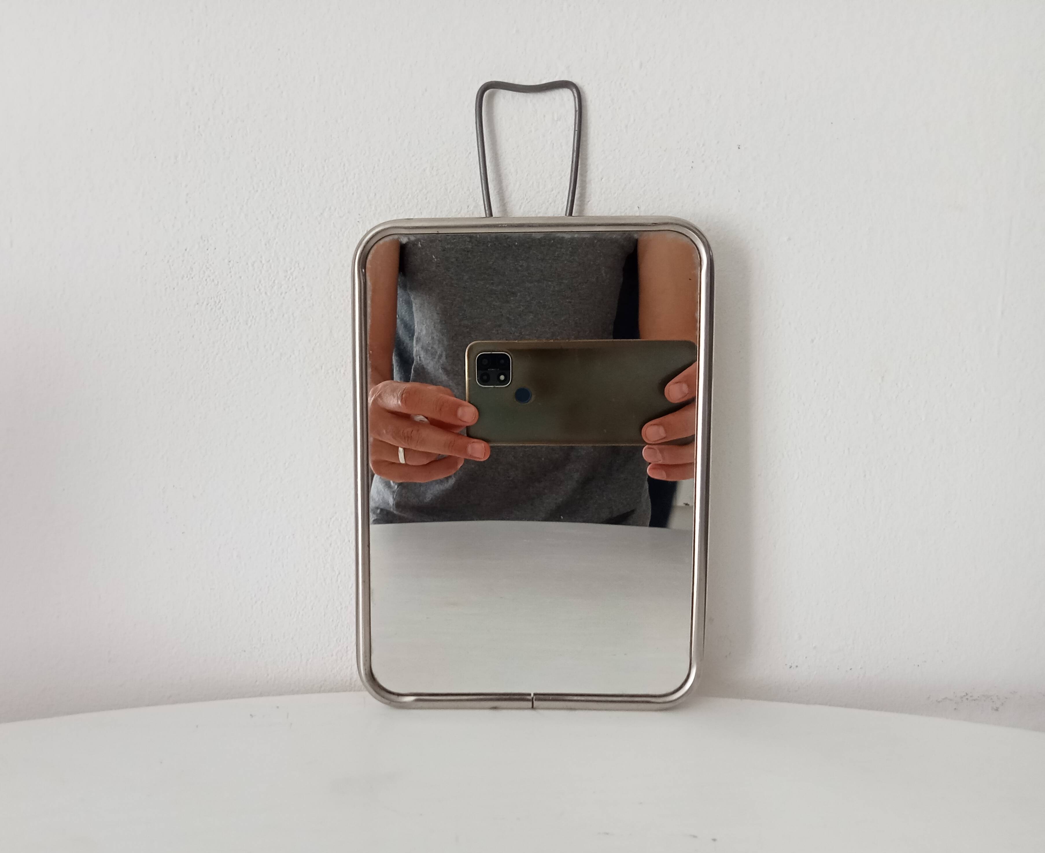 Vintage barber mirror 50s/60s 18*13