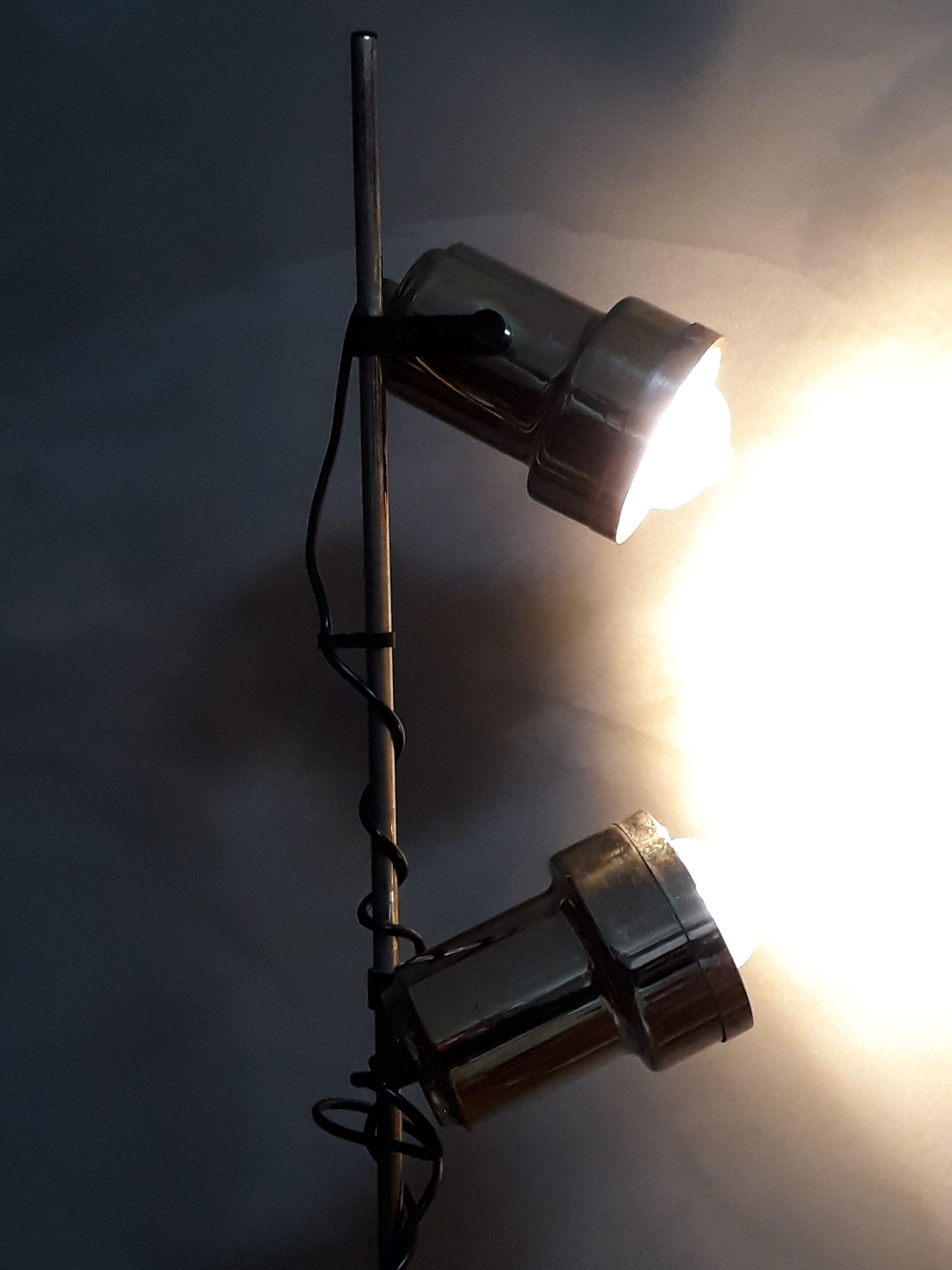 Golden floor lamp 1975