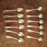 12 silver-plated coffee spoons