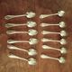 12 silver-plated coffee spoons