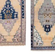 Set of 2 vintage handmade Turkish rugs 50x100 cm