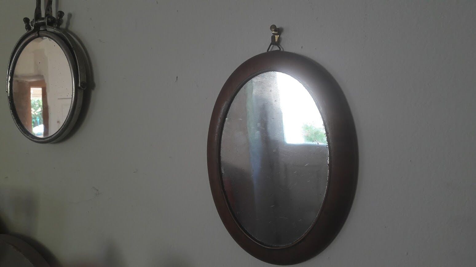 Old wood mirror