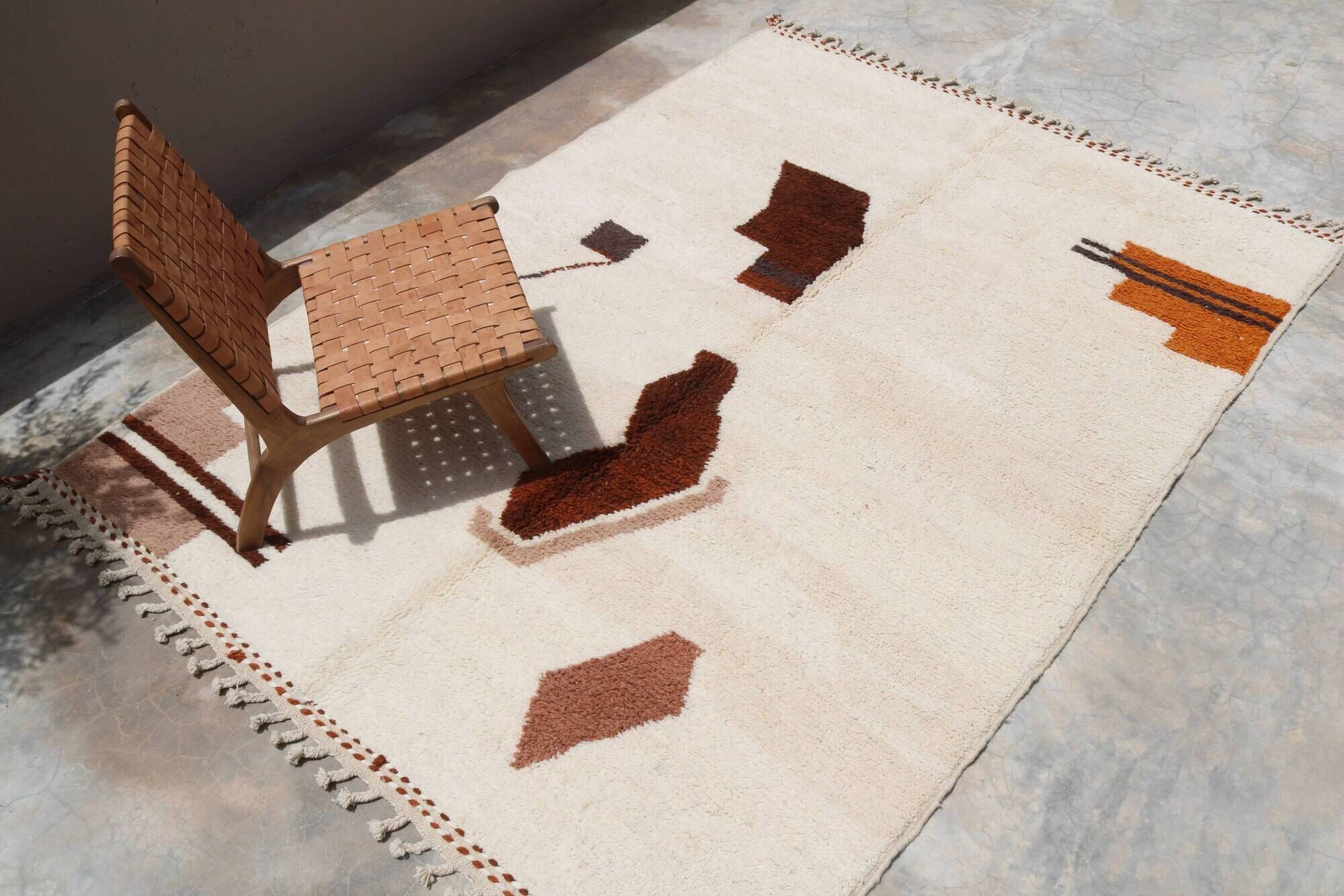 Grand tapis coloré fait main, 295 x 210 cm - G1079