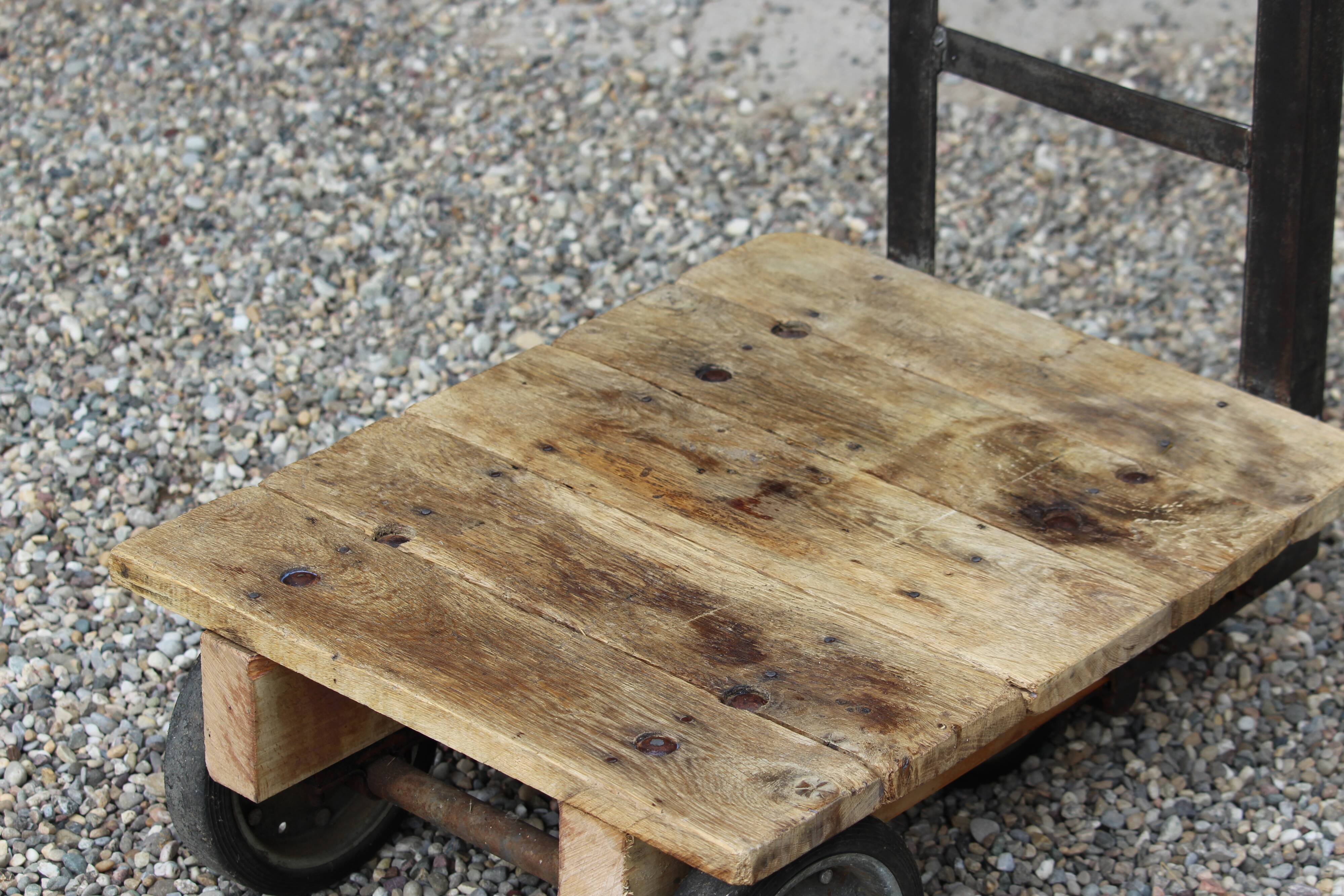 Old industrial style trolley