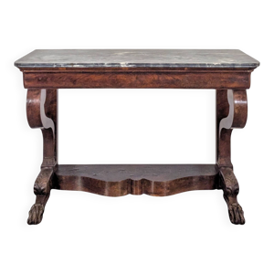 console d'époque Restauration - acajou