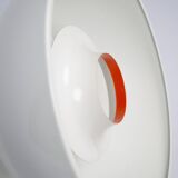 Lampe suspendue vintage danoise Jutlandia par Jorgen Hoj, Holmegaard, années 1970