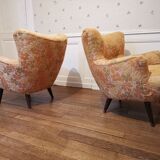 Canapé sofa Club Wing EGG chair organic annéee 50