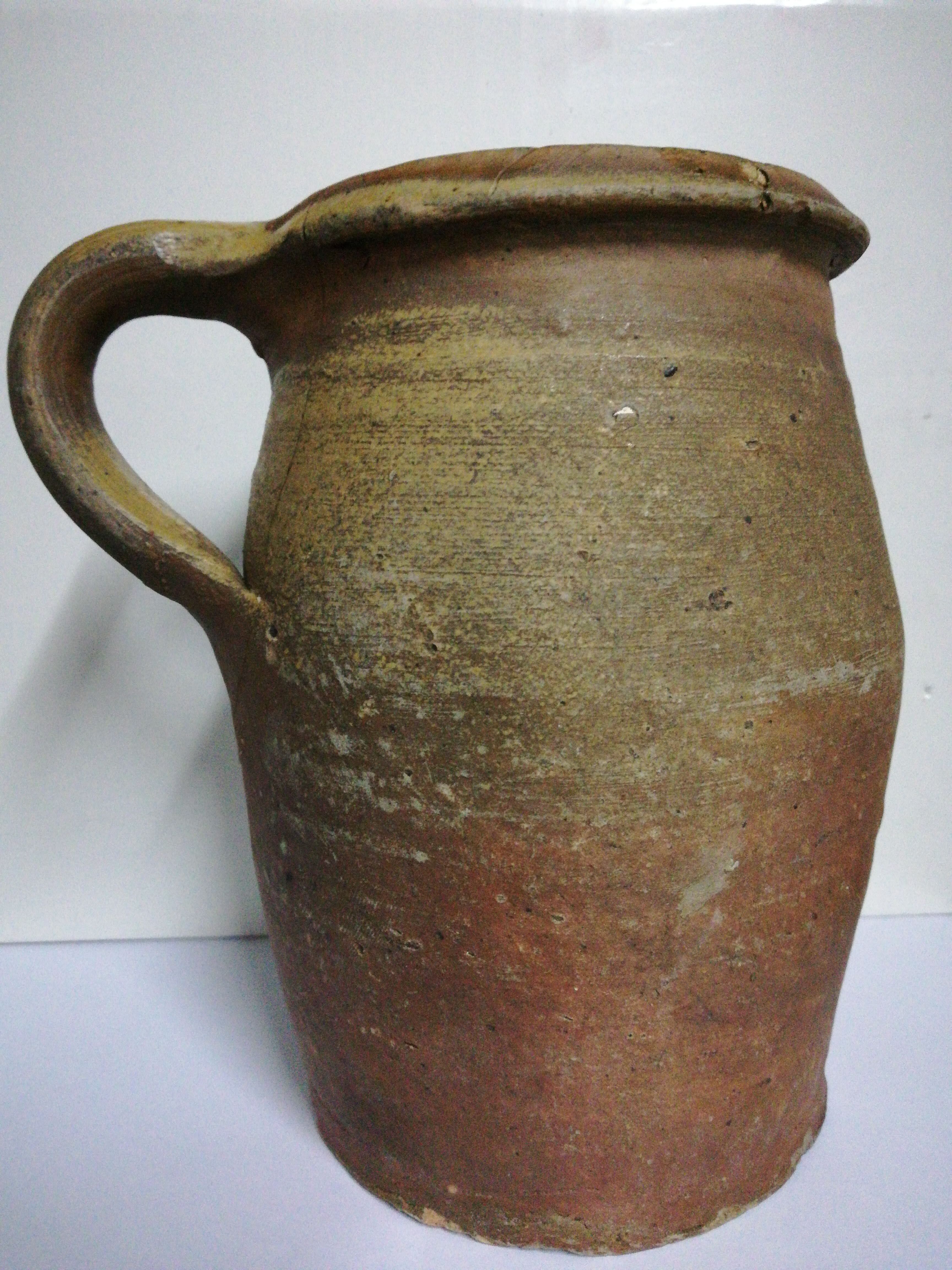 Old terracotta pot