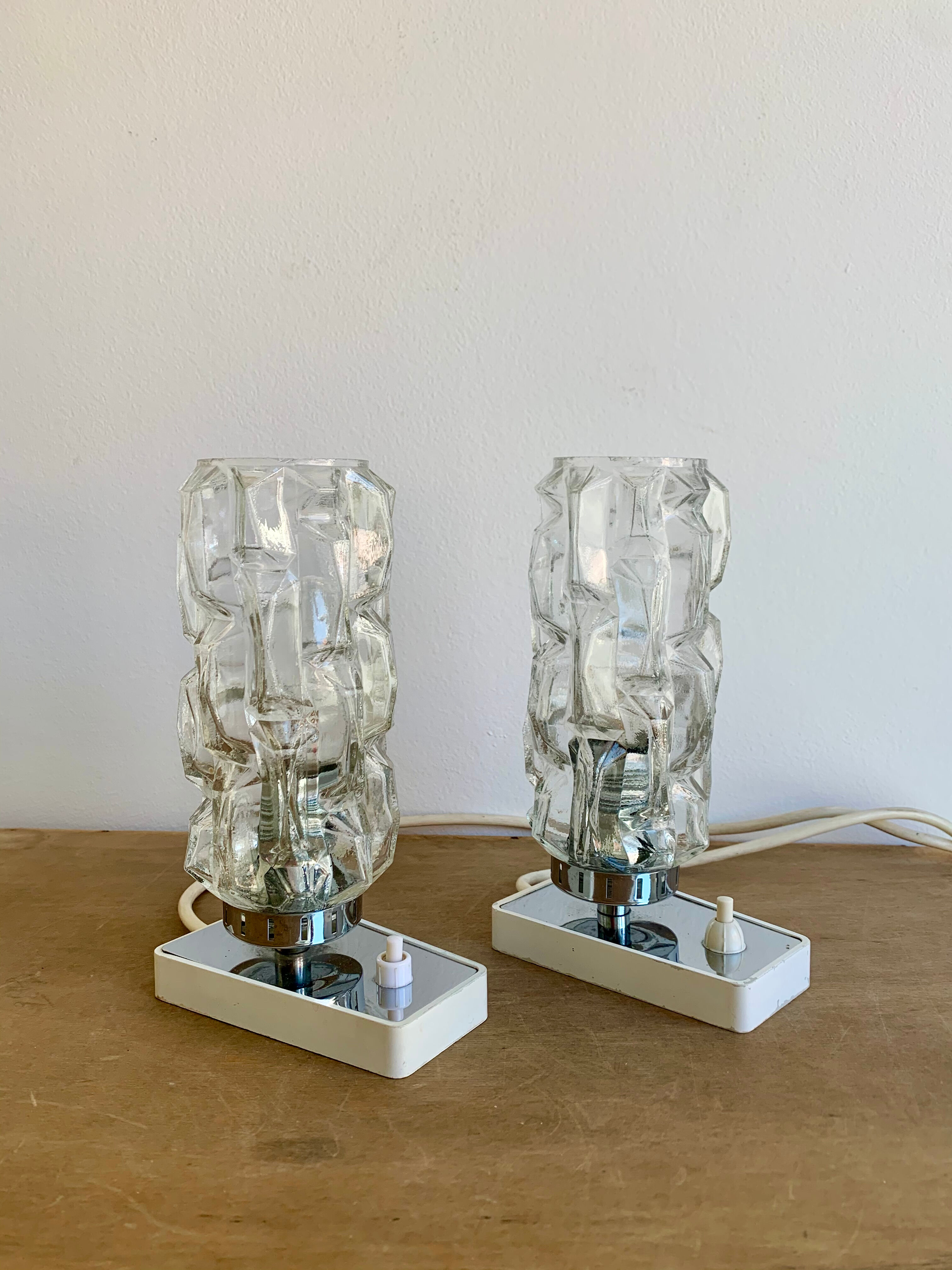 Pair of bedside lamps, Germany, 1970