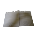 Old pillowcases pair