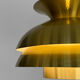Layered pendant light by Vitrika, Denmark 1970s
