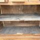 Two-body oak sideboard, circa 1890 — antique glasses and assembly