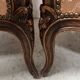 Paire de bergères de style Louis XV en bois narurel XX siècle