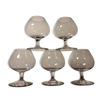 5 Baccarat tasting glasses