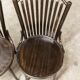 Set of 6 chairs Bistrot Baumann ref 22 curved wood