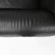 Iconic black leather DS-2011 sofa by De Sede, Switzerland ca. 1980