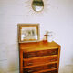 Vintage compass feet chest of drawers