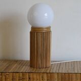 Lampe de table en roseau crayon moderne