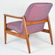 Original restored armchair GFM-64, signed by designer E.Homa, 1960s