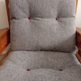 Pair of pine chairs 1980