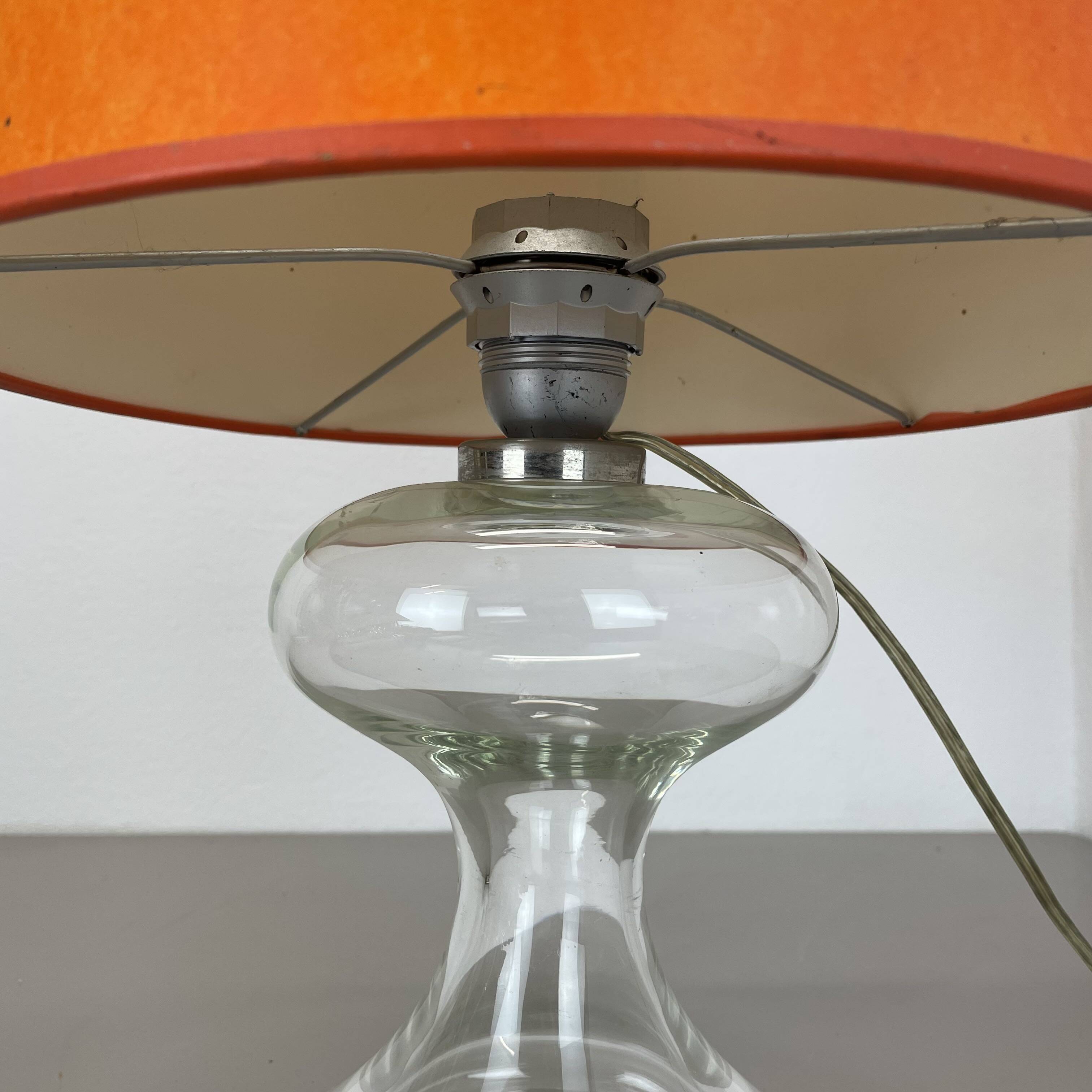 Modern Design M Lucid Glass Table Lamp Base ML 1 by Ingo Maurer, Germany, 1960s