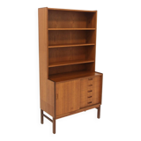 Scandinavian teak bookcase, Sweden, 1960