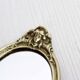 Brass hand mirror 1950
