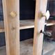 GLASS CABINET IN SOLID OAK