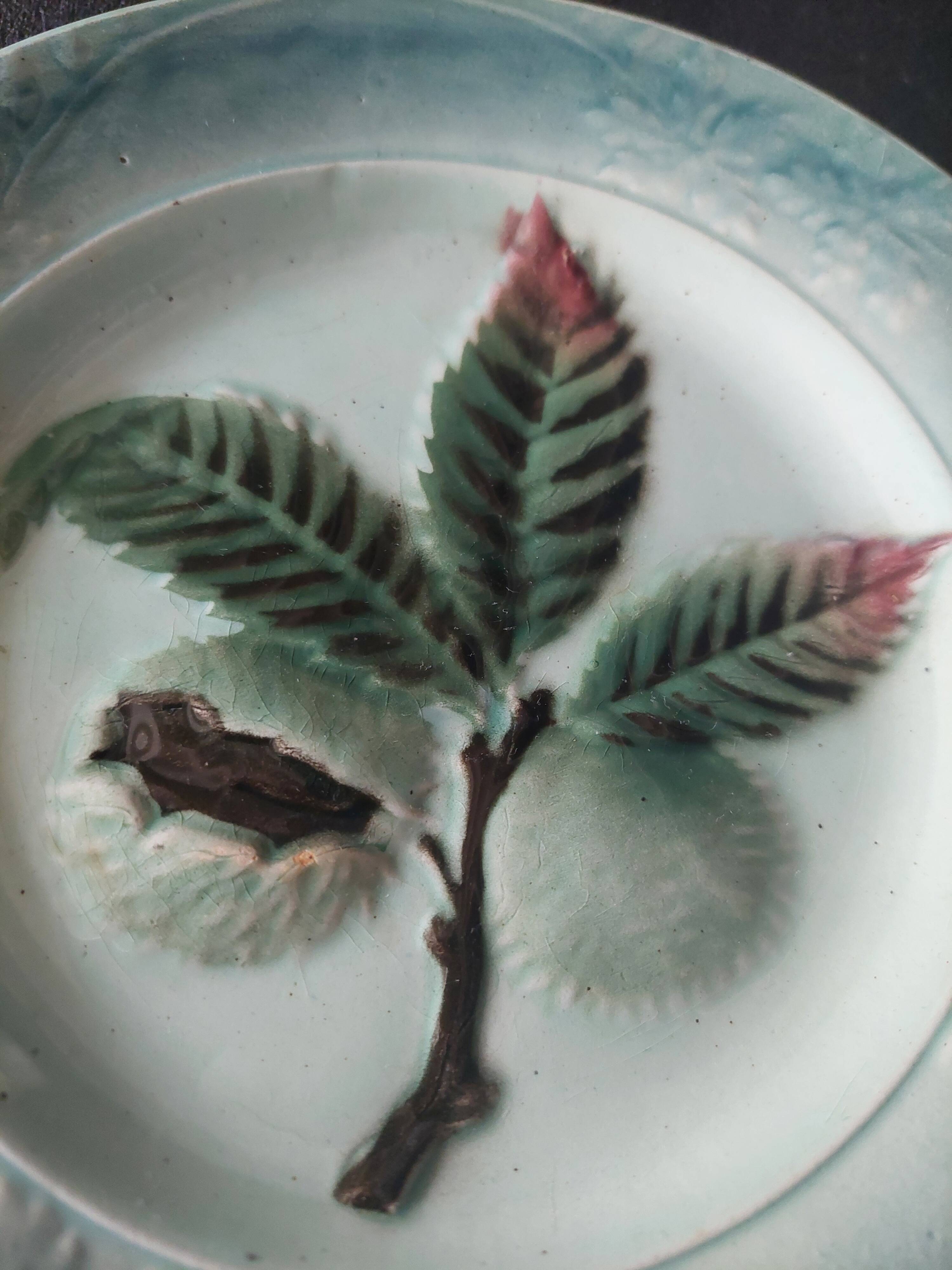 20th century chestnut slip plate