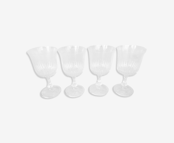 Lot de 4 verres à pied