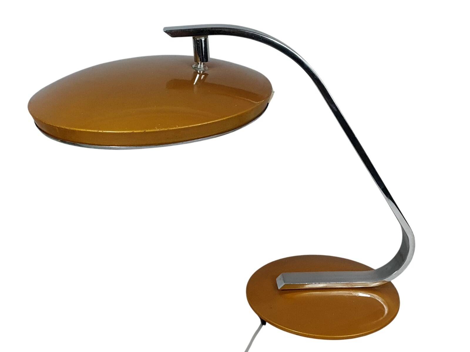 Phase: Design desk lamp from the 60s/70s, adjustable shade. Good condition D184