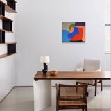 Modern colorful abstract painting