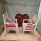 Pair of Louis XVI style armchairs
