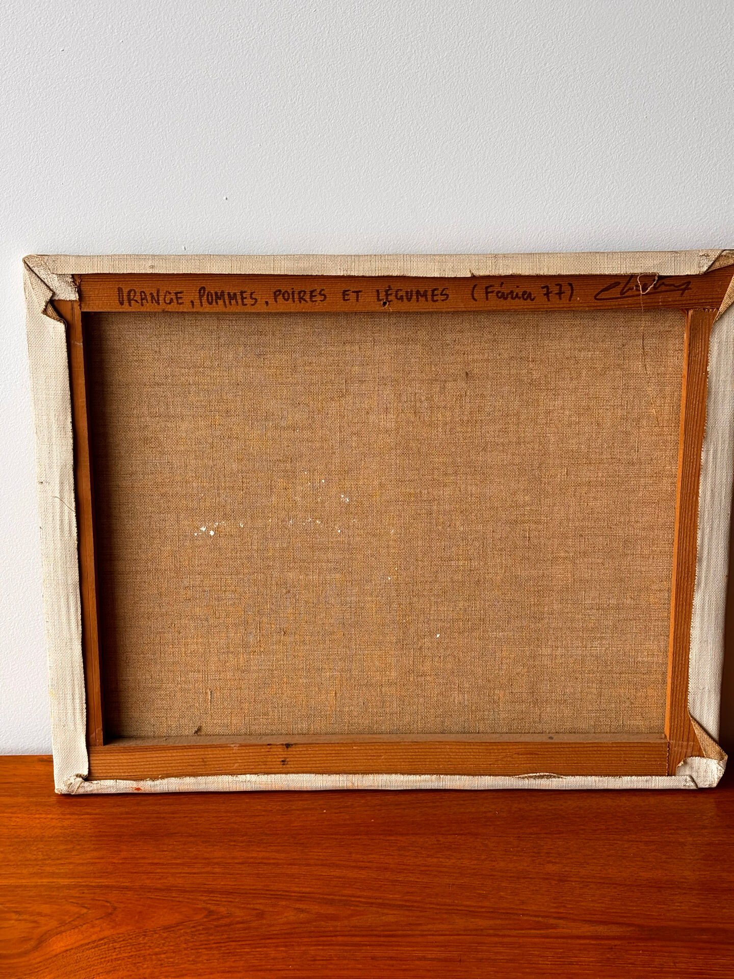 Still life "The Return from the Market" – Signed and dated 1977