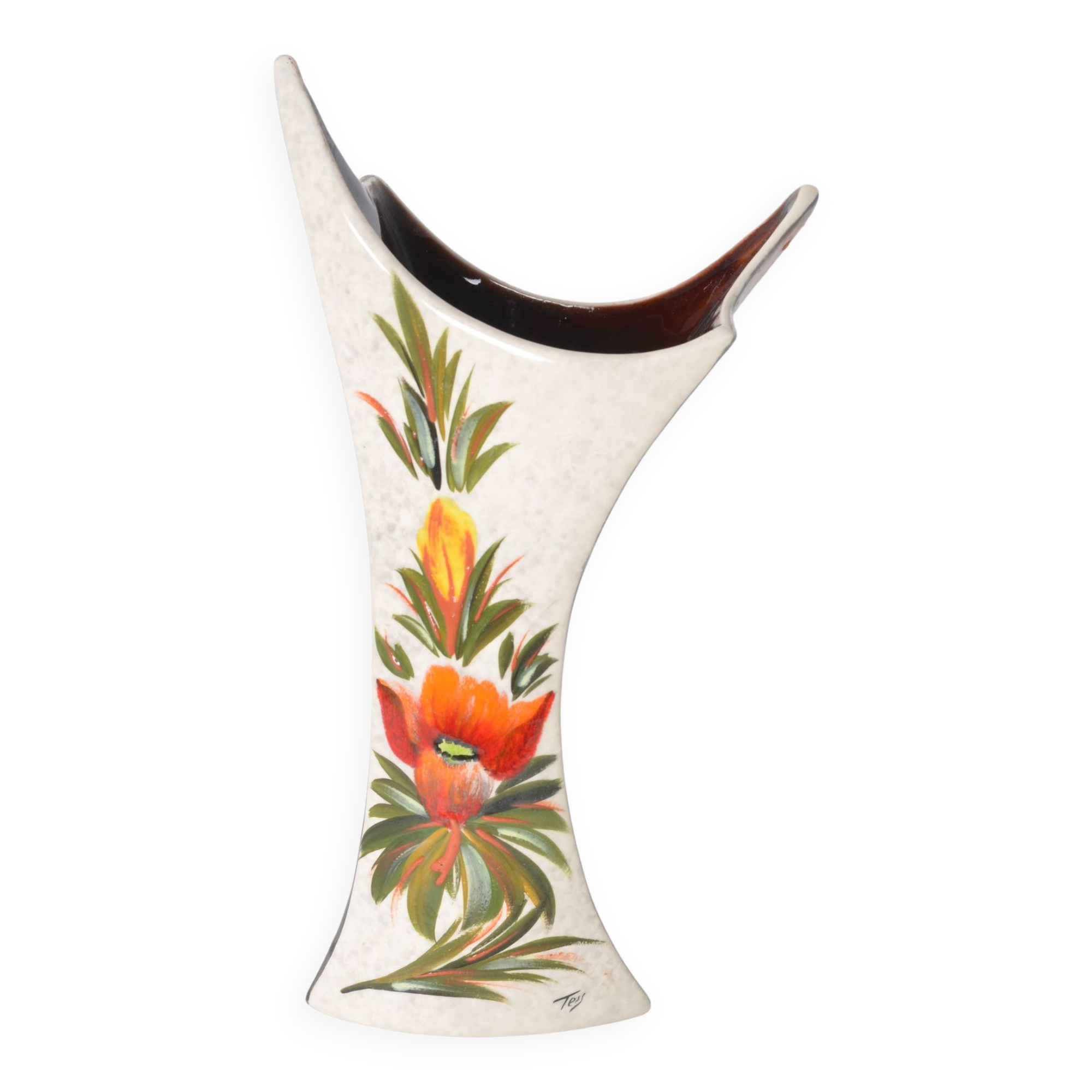 Vintage vase signed Tess